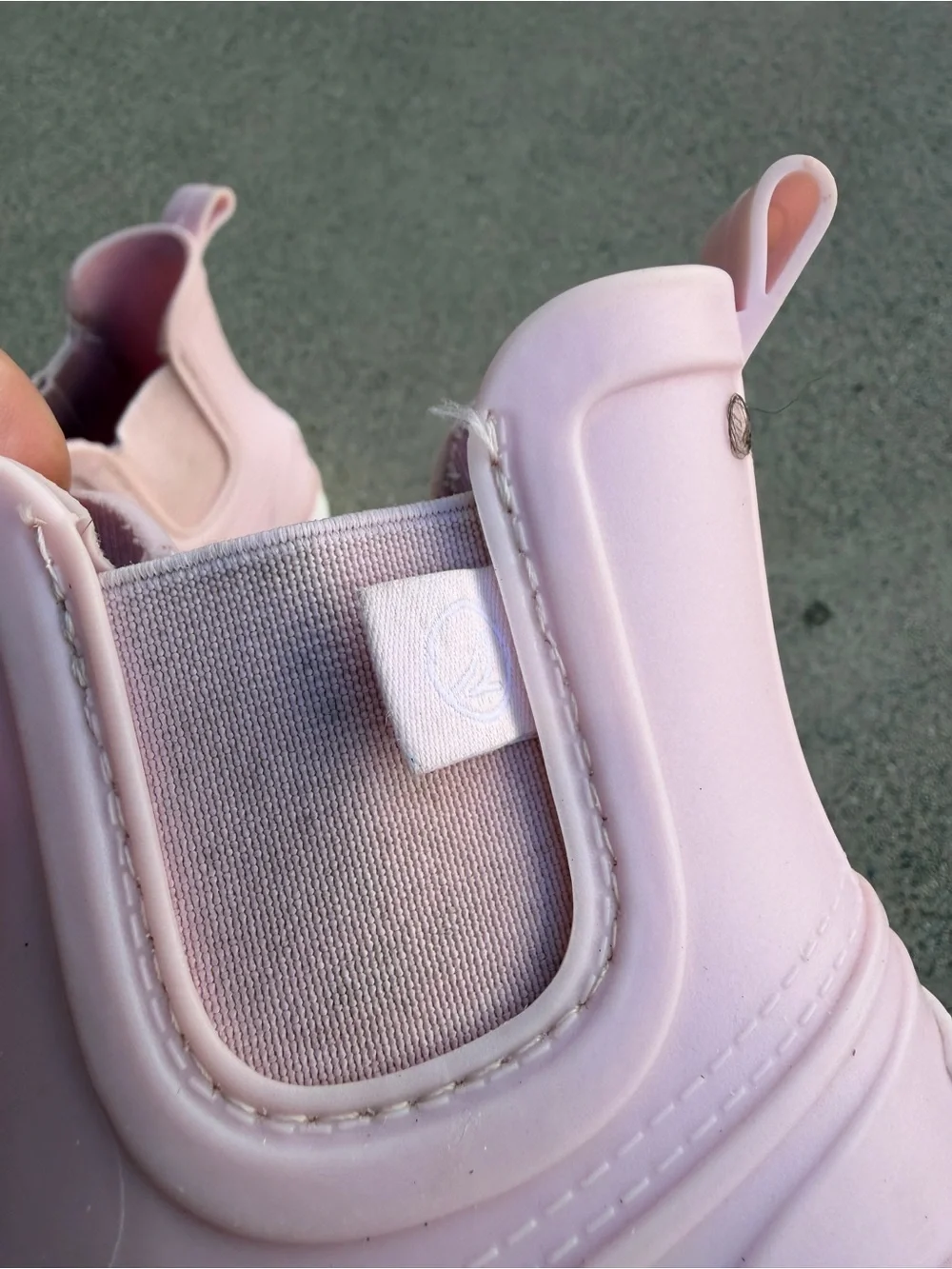Toddler Pink Sperry Rain Boots - Lightweight Slip-On